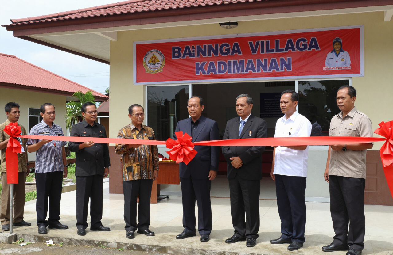 Program Desa Mitra Anugerah Resmikan Balai Pelatihan Warga di Kutai Kartanegara